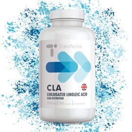 CLA 1000mg 360 Capsules, CLA in Cold Pressed Safflower Oil Softgels, Best Absorption & Potency, Gluten Free, by Transforme