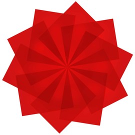 10 Pieces Christmas Gel Filter - Transparent Color Red Correction Lighting Gel Filter 8.5 x 11-Inches Red Gel Light Filter Plastic Film Sheets