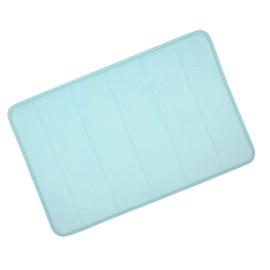 Microfibre Memory Foam Bathroom Bath Mat With Non Slip Back 50x80cm (Ice)