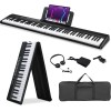 88 Key Foldable Electronic Keyboard Piano,Semi-Wei