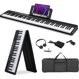 88 Key Foldable Electronic Keyboard Piano,Semi-Wei
