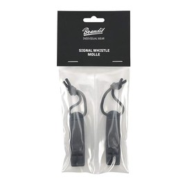 Brandit Signal Whistle Molle Pack of 2 Colour: Black, Size: OS