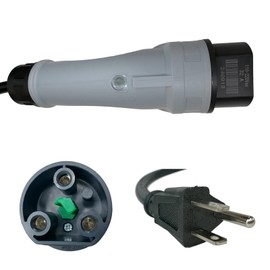 JOEEGO Y-60 Charging Power Cord Assembly Fits for MadJax XSeries Storm & Denago EV Golf Cart, ETL Listed, Replaces OEM# 07-014 (16.4ft)