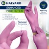 HALYARD PINK UNDERGUARD Nitrile Exam Gloves, Powder-Free, 4.7 mil, Extended