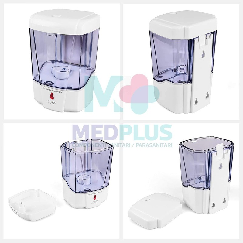 MedPlus Automatic Soap Dispenser for Bathroom Kitchen and Hotel White