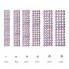 Jollin 3456pcs Flatback Rhinestones Glass Charms Diamantes Gems Stones for