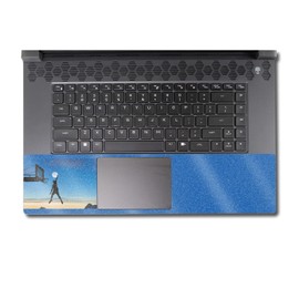 MightySkins Glossy Glitter Skin Compatible with Alienware M17 R5 (2022) Full Wrap Kit - Moon Dunk | Protective, Durable High-Gloss Glitter Finish | Easy to Apply & Change Styles | Made in The USA