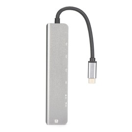 Type C Hub Type C to HD Multimedia Interface USBx2 Type C Female Port 1 2 Type C Male Port Storage Card 7in1 Hub