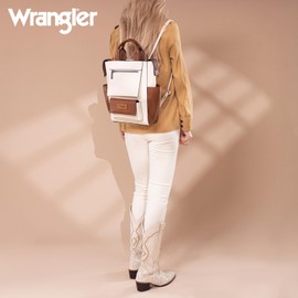 Wrangler Women Backpack Purse Convertible Backpack Vegan Leather Ladies Anti Theft Backpack WG161-91123BG