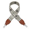 LEMEDE Purse Strap,2" Leather End Shoulder Strap Adjustable Replacement,Retro Jacquard