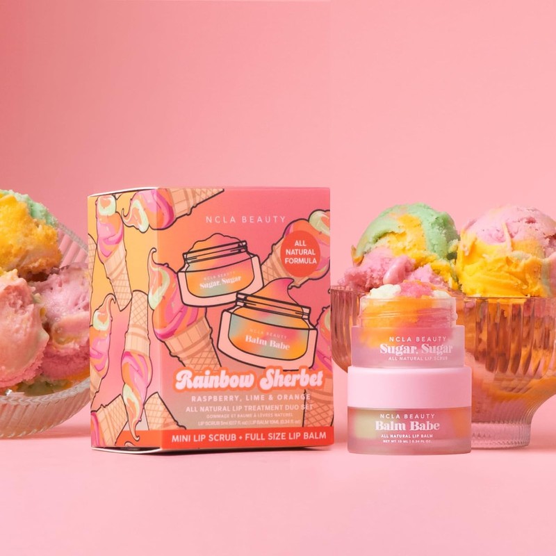 NCLA Beauty Set de Cuidado Labial - Exfoliante y Bálsamo