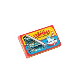 Milk Chocolate Candy Sardines in Box like Tin, Ideal Funny Fish Birthday Favor for Kids and Adult Parties, Unique Holiday Gift 24 g