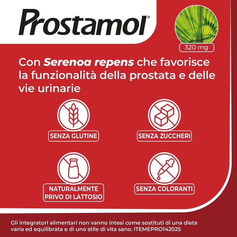 Prostamol 30 Capsule Molli - Integratore Alimentare a base di