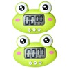 MAGICLULU 2pcs Cartoon Frog Electronic Timer Kitchen Countdown Clock Manager