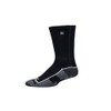 FootJoy Men's ProDry Crew 2-Pack Socks, Black, Fits Shoe Size