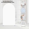 Beige Cielito Lindo Arch Backdrop Cover Mexican Theme Fiesta Wedding