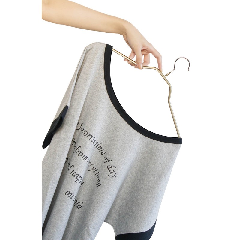 清水産業 MAWA レディースハンガー 10本組 ゴールド 40×20×1cm(1本あたり)