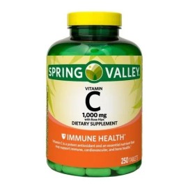 Vitamina C + Rose Hip Sistema Inmune 250 Tabletas Eg Ii8 Sabor Sin sabor es un antioxidante potente y un nutriente esencial que puede apoyar la salud inmunológica cardiovascular y ósea.