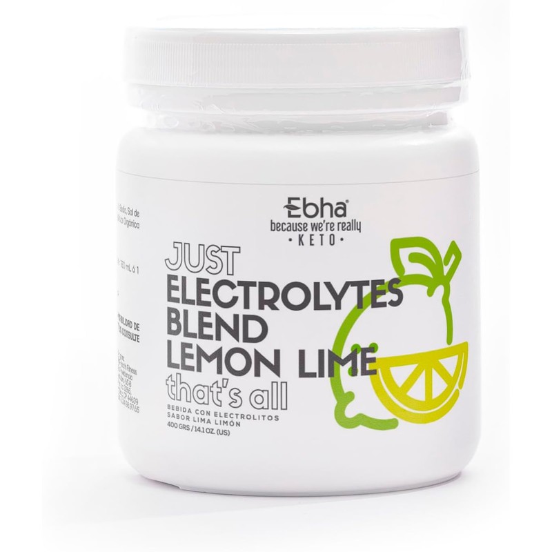 Electrolitos KETO endulzados con Stevia 100% Sin azúcar y sin