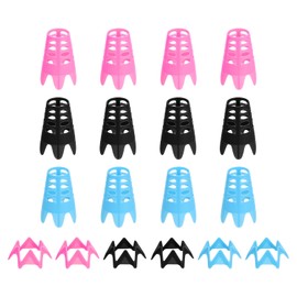 PATIKIL Golf Simulator Tees, 18Pcs Plastic Golf Tees Mats Practice Training for Outdoor Indoor Winter Turf Driving Range, 12 Tall & 6 Small, Multicolored