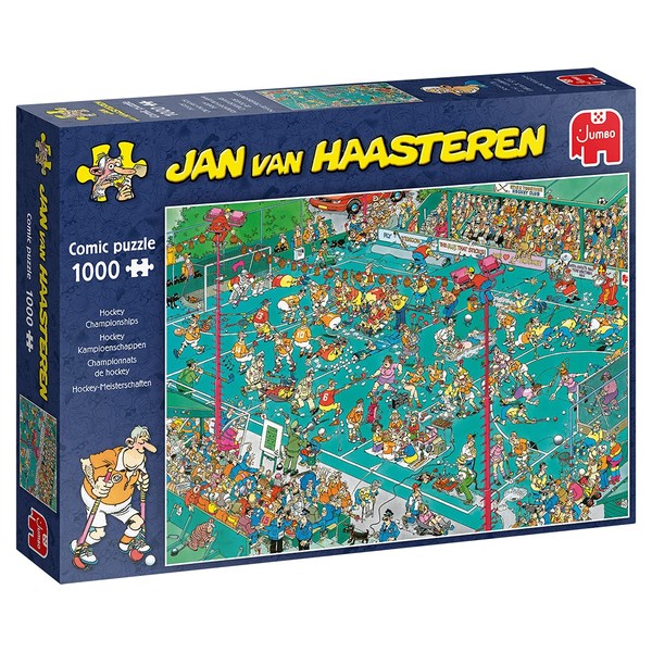 Jumbo 19094 Jan Van Haasteren-Hockey Championship 1000 Piece Jigsaw Puzzle