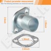 1" Threaded Exha-ust Flange Compatible With Predator 301 340 390