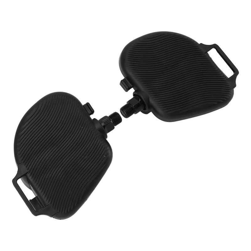 1Pair Exercise Bike Pedals Anti Slip Strip Pattern Portable Exercise
