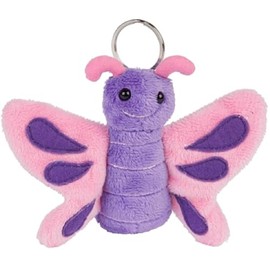 Ravensden Soft Toy Plush Butterfly Keyring 10cm