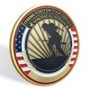 Jokimu Military Veteran Creed Challenge Coin,Honoring All Veterans Thank You