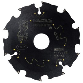 HiKOKI (HaiKoki) Circular Saw Chip Saw; Outer Diameter: 3.9 inches (100 mm), Super Chip Saw Black Crest (Kuroshachi) 0037-5608; Outer Diameter: 3.9 inches (100 mm), Hole Diameter: 0.8 inches (20 mm