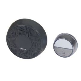 Wireless bell set comfort, 100 m, grey (anthracite)