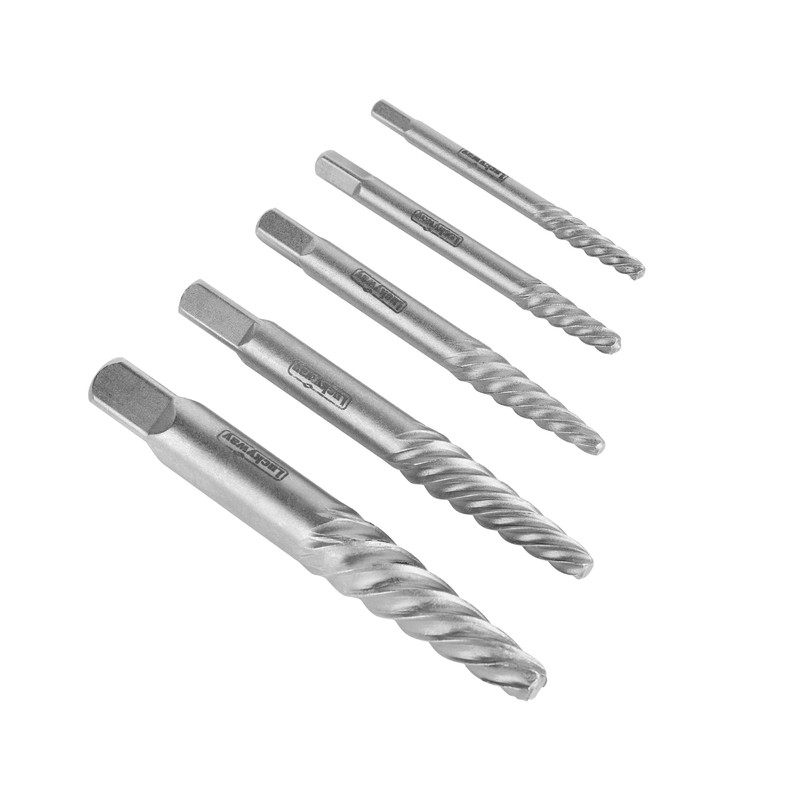 Luckyway 5-Piece Damaged Screw Extractor Set Damaged & Stripped Screw