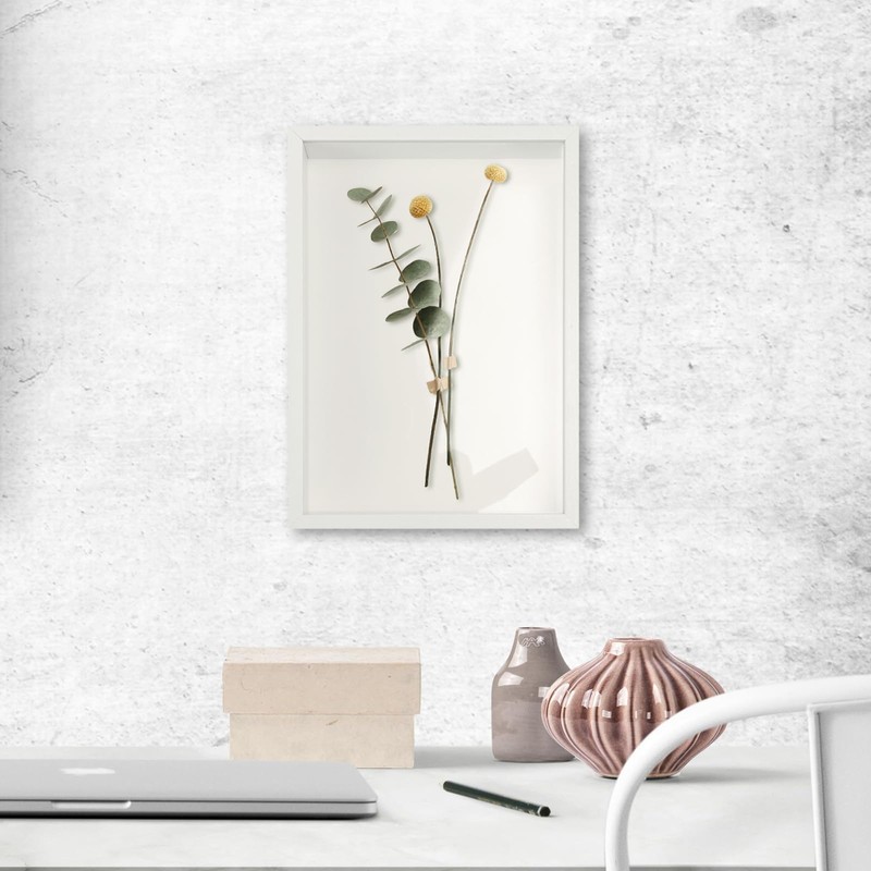 Box Frames White Picture Frame - 8X10 Deep Shadow Box