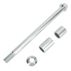 15mm 220mm Front Rear Axle with 2 Bushing Polished Housing
