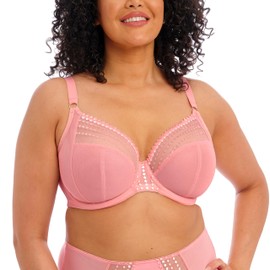 Elomi Matilda Banded Plunge Underwire Bra (8900),32HH,Rose