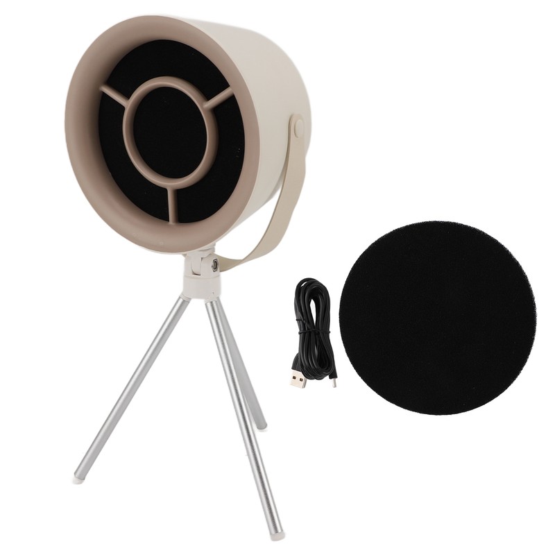 Portable Range Hood 5V White Detachable Strong Adsorption 3 Adjustable