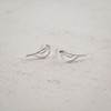 Boma Jewelry Sterling Silver Bird Stud Earrings