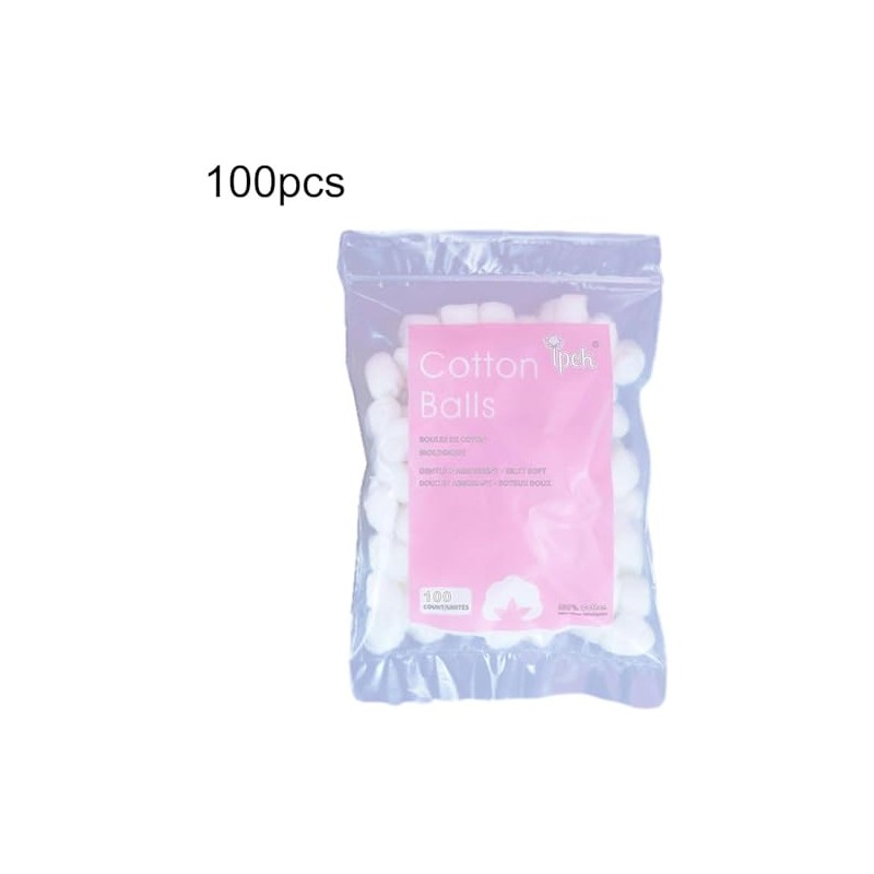 Cotton Balls, Pure Cotton Balls, Absorbent, 100 Count - Soft,