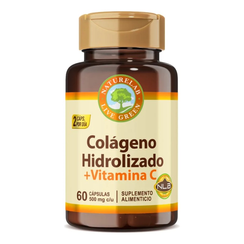 Colgeno Hidrolizado Vitamina C - 60 Cpsulas - Naturelab Sabor