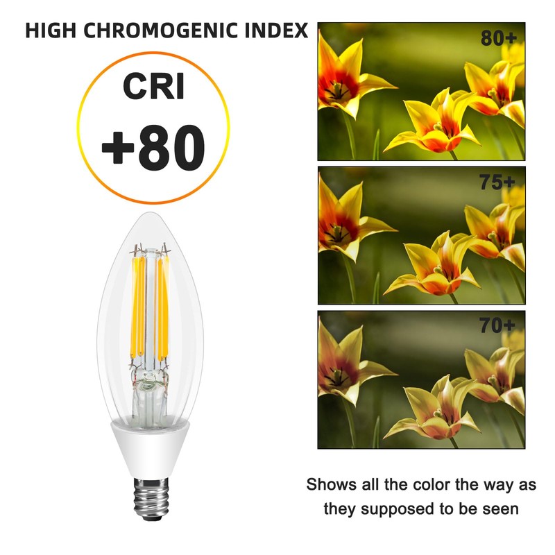 Ganiude E12 Dusk to Dawn Light Bulbs Outdoor, C35 B11
