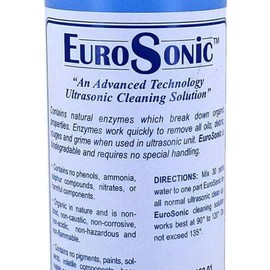 Waymil Eurosonic Cleaning Solution 8 Oz Ultrasonic Cleaner Concentrate 30:1 With Advances Enzymes