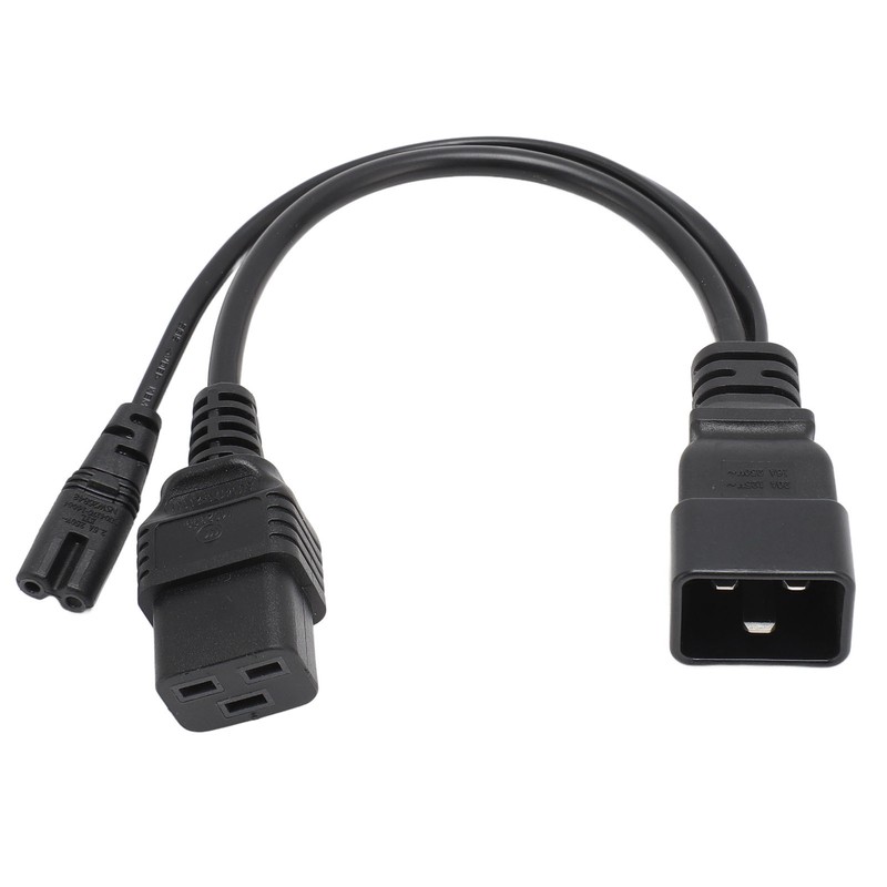 C20 to C7 C19 Y Splitter Power Plug Cord Single