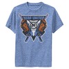 Hasbro Nerf United Blaster Boy's Performance Tee Royal Blue Heather