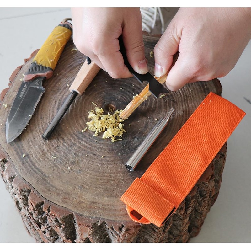 Fire Starter Set Fire Steel 7 cm Magnesium Survival Outdoor