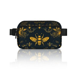Bee Fanny Pack Fashion Belt Bag Lightweight Waist Pouch with Adjustable Strap Mini Crossbody Bags for Women Travel Sports Running