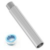 FOCMKEAS Shower Head Extension Arm Extender Stainless Steel 1/2PT Male