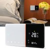 Smart Electric Thermostat White Programmable WiFi Thermostat with Temperature Humidity