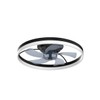STERREN 20'' Modern Low Profile Ceiling Fan with Light, Bedroom