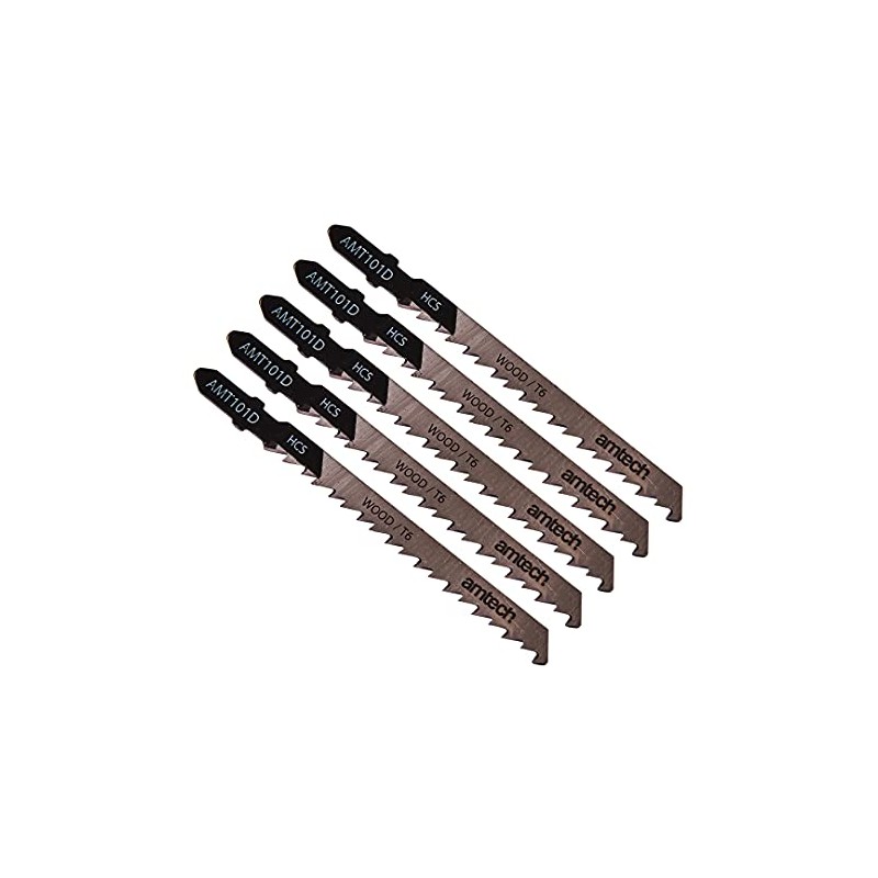 Amtech M1606 5 Piece wood jigsaw blade set (AMT101D)