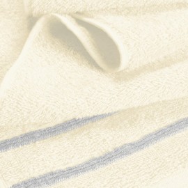 MyOwn Cotton 2 Pack Oversized Bath Towel Set 28x55 inches, Large Bath Towels, Ultra Absorbant Compact Quickdry & Lightweight Towel, Ideal for Gym Travel Camp Pool - Ivory, 71624